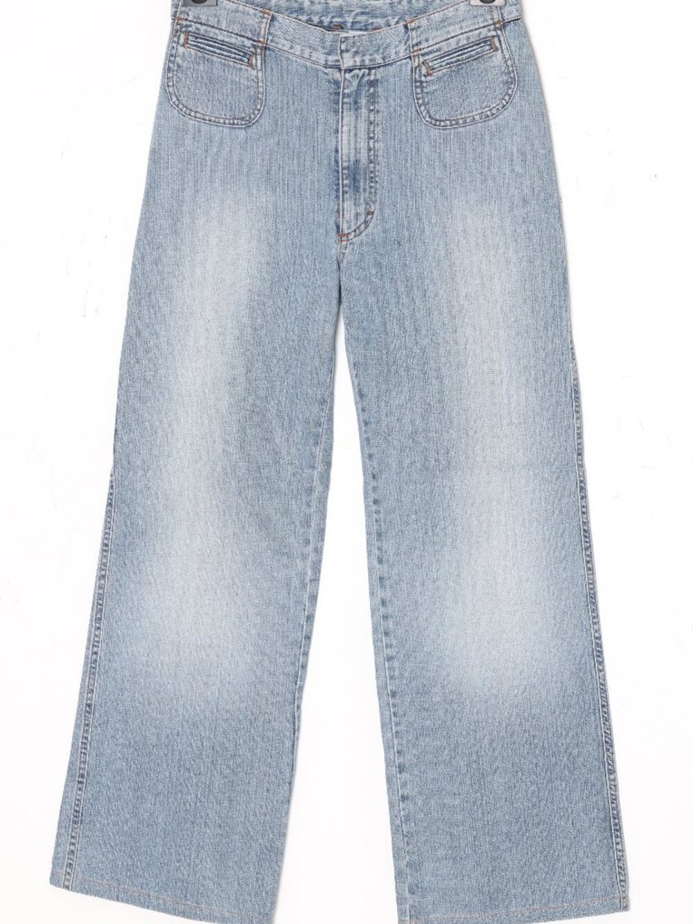 1998–2003, Ferré Italian Non-Five-Pocket Denim Wide-Leg